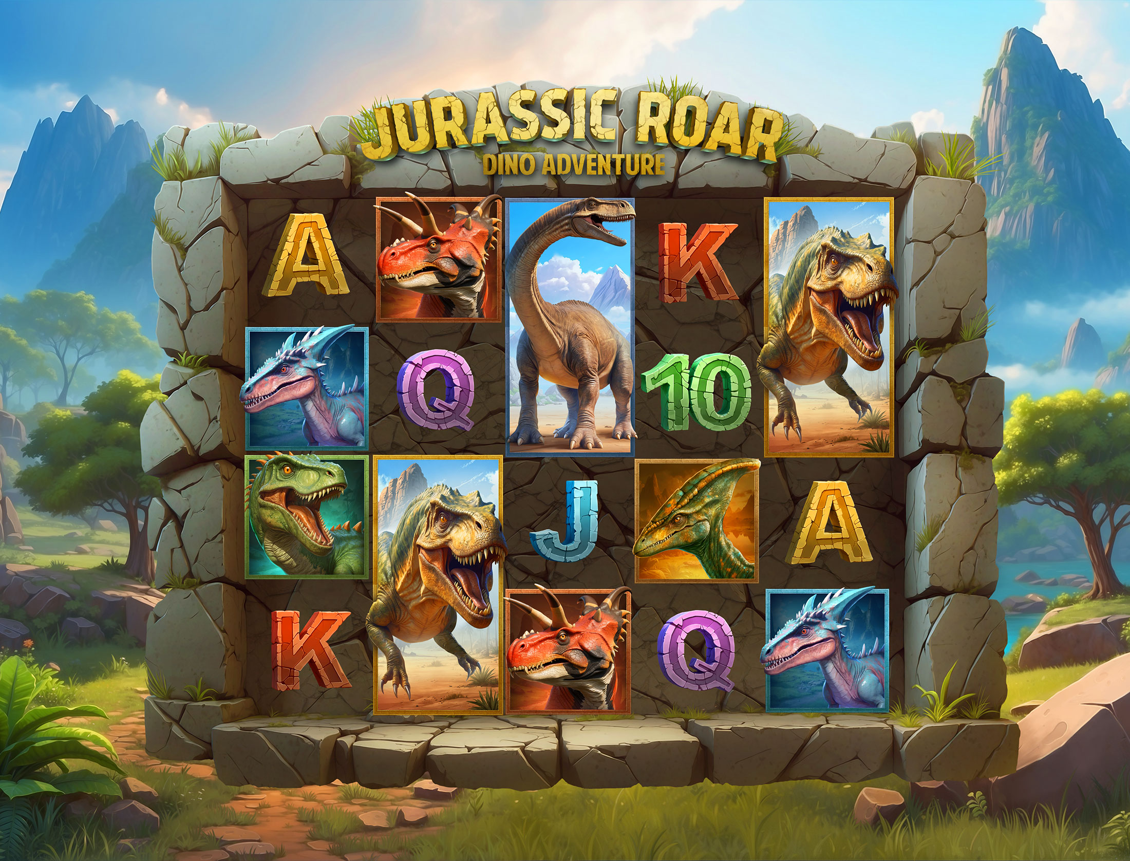 Jurassic Roar game art