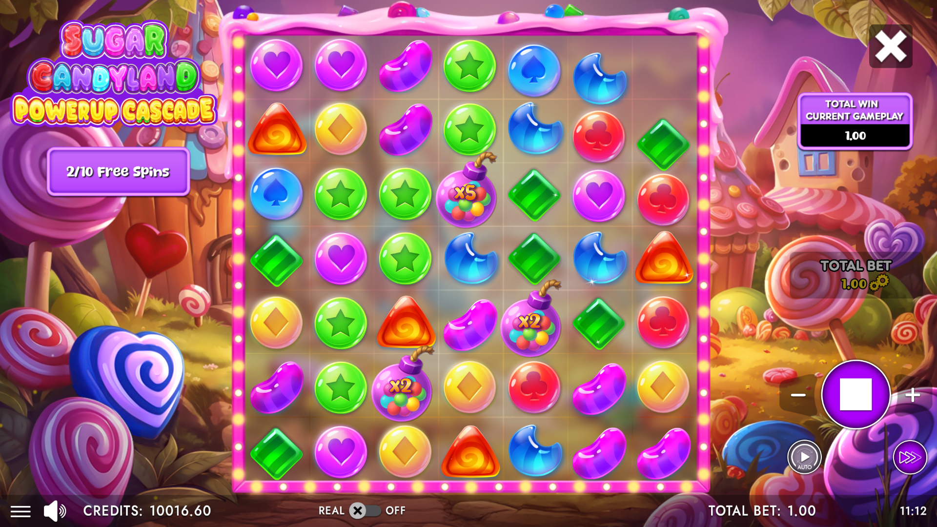 Sugar Candyland Powerup Cascade - Preview #5