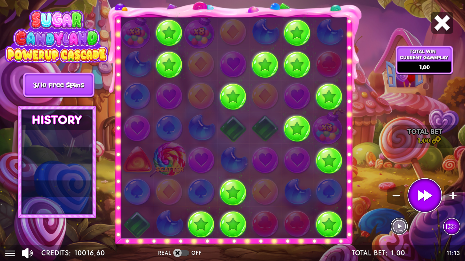 Sugar Candyland Powerup Cascade - Preview #6