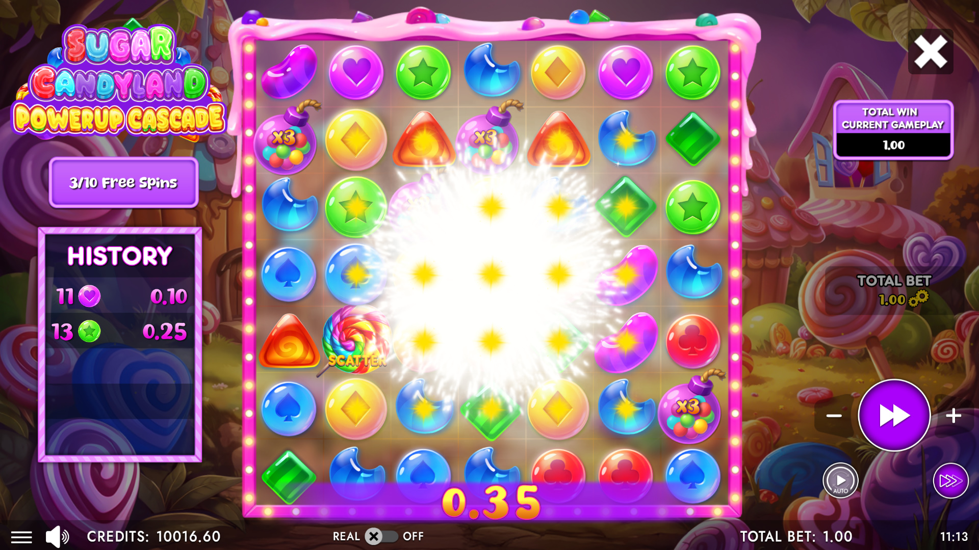 Sugar Candyland Powerup Cascade - Preview #8