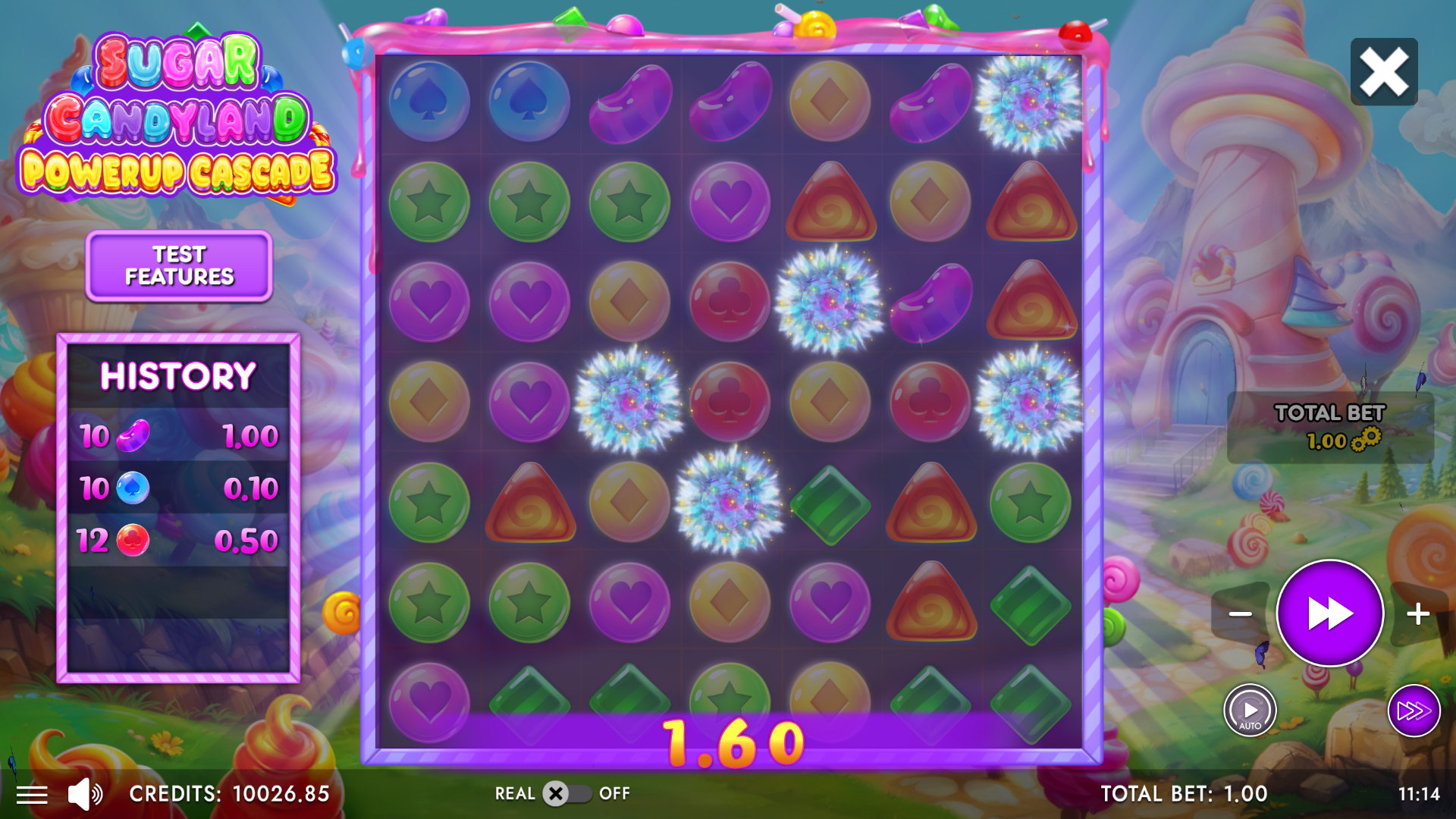 Sugar Candyland Powerup Cascade - Preview #17