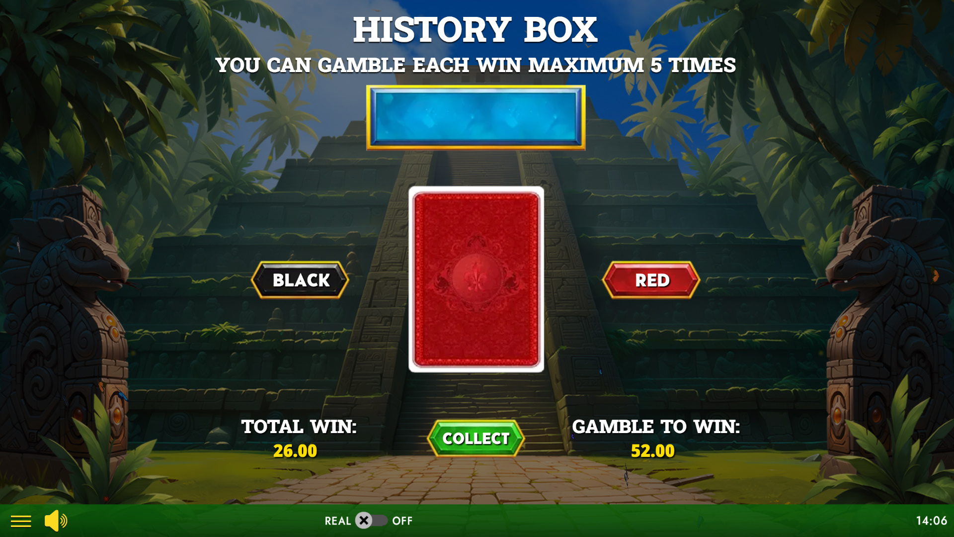 Aztec Quest - Treasures Of The Sun - Gamble