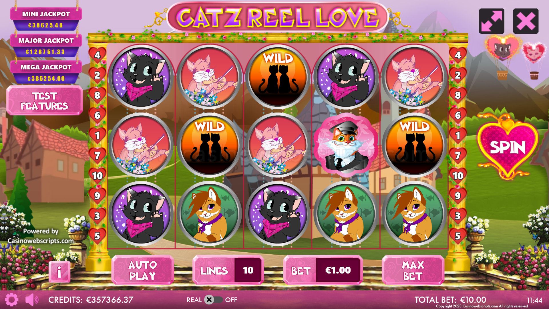 Catz Reel Love HTML5 Mobile and PC base game