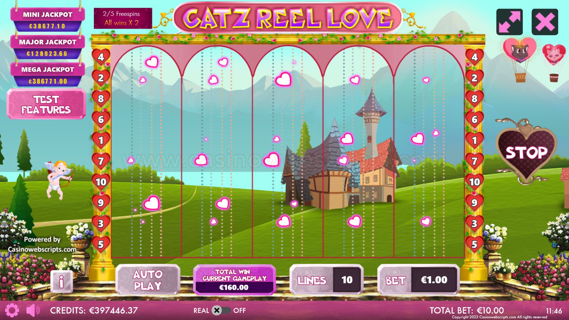 Catz Reel Love HTML5 Mobile and PC - Preview #3