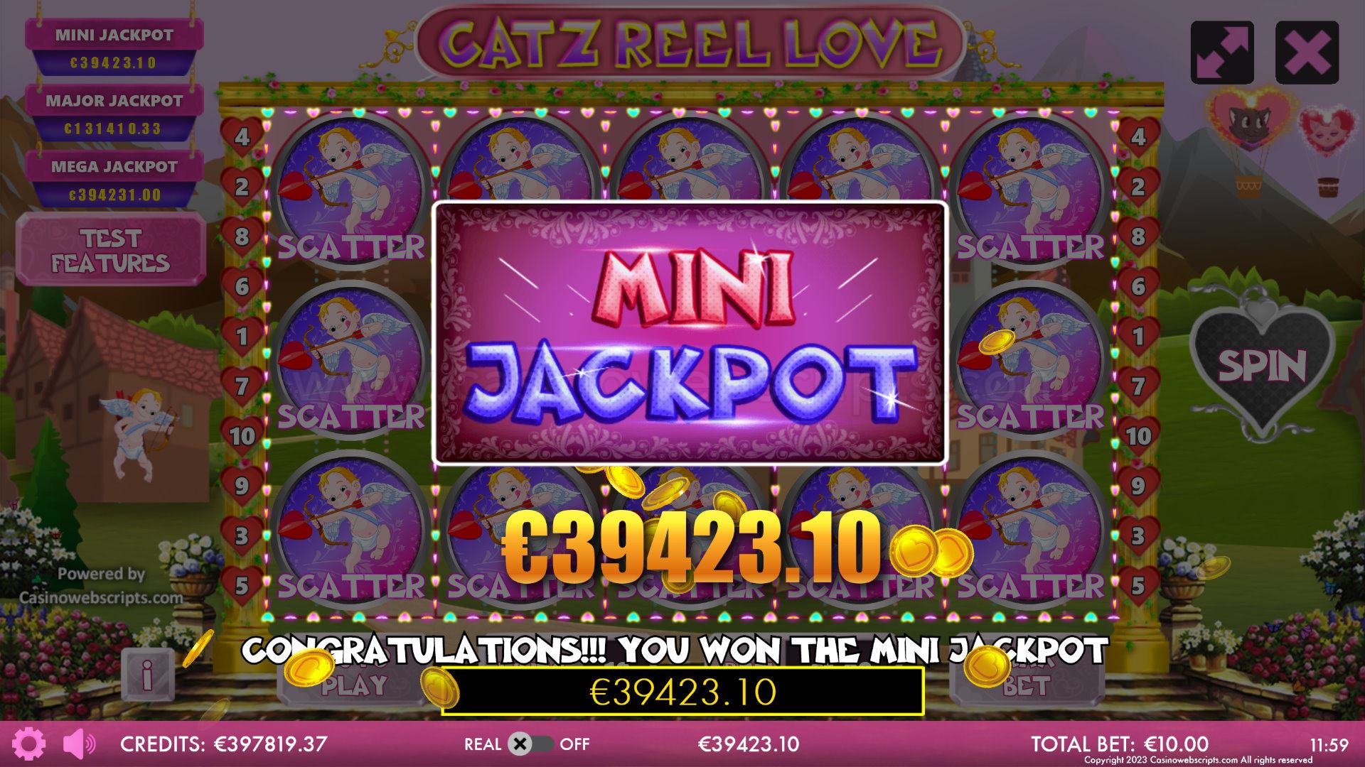 Catz Reel Love HTML5 Mobile and PC - Preview #7