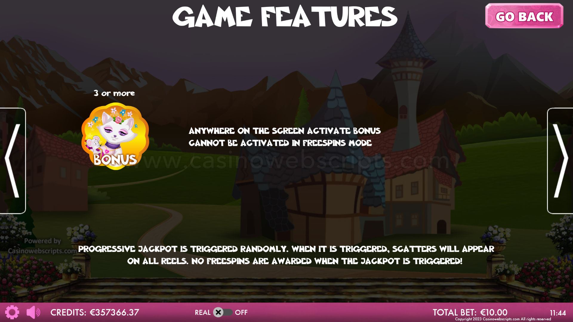 Catz Reel Love HTML5 Mobile and PC - Features #2