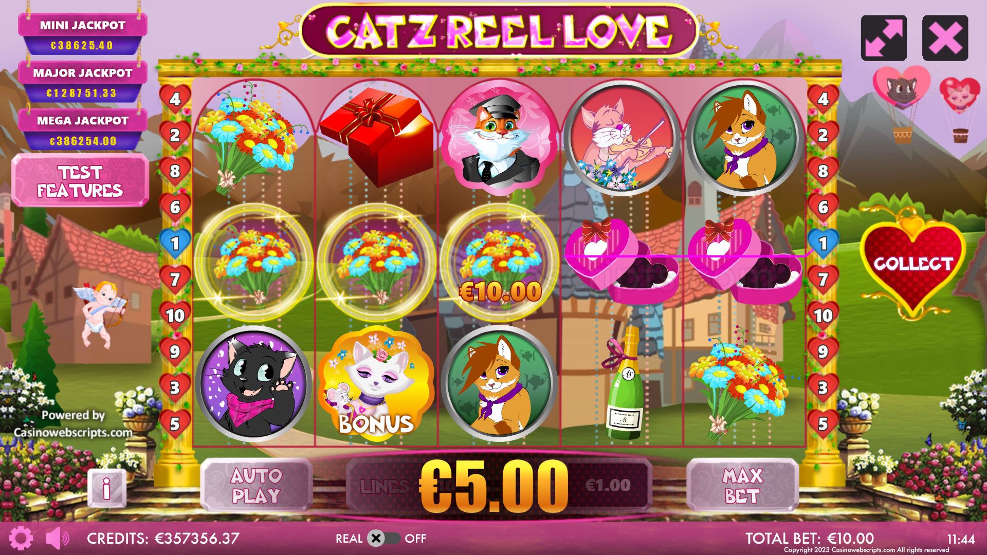 Catz Reel Love HTML5 Mobile and PC - Preview #2