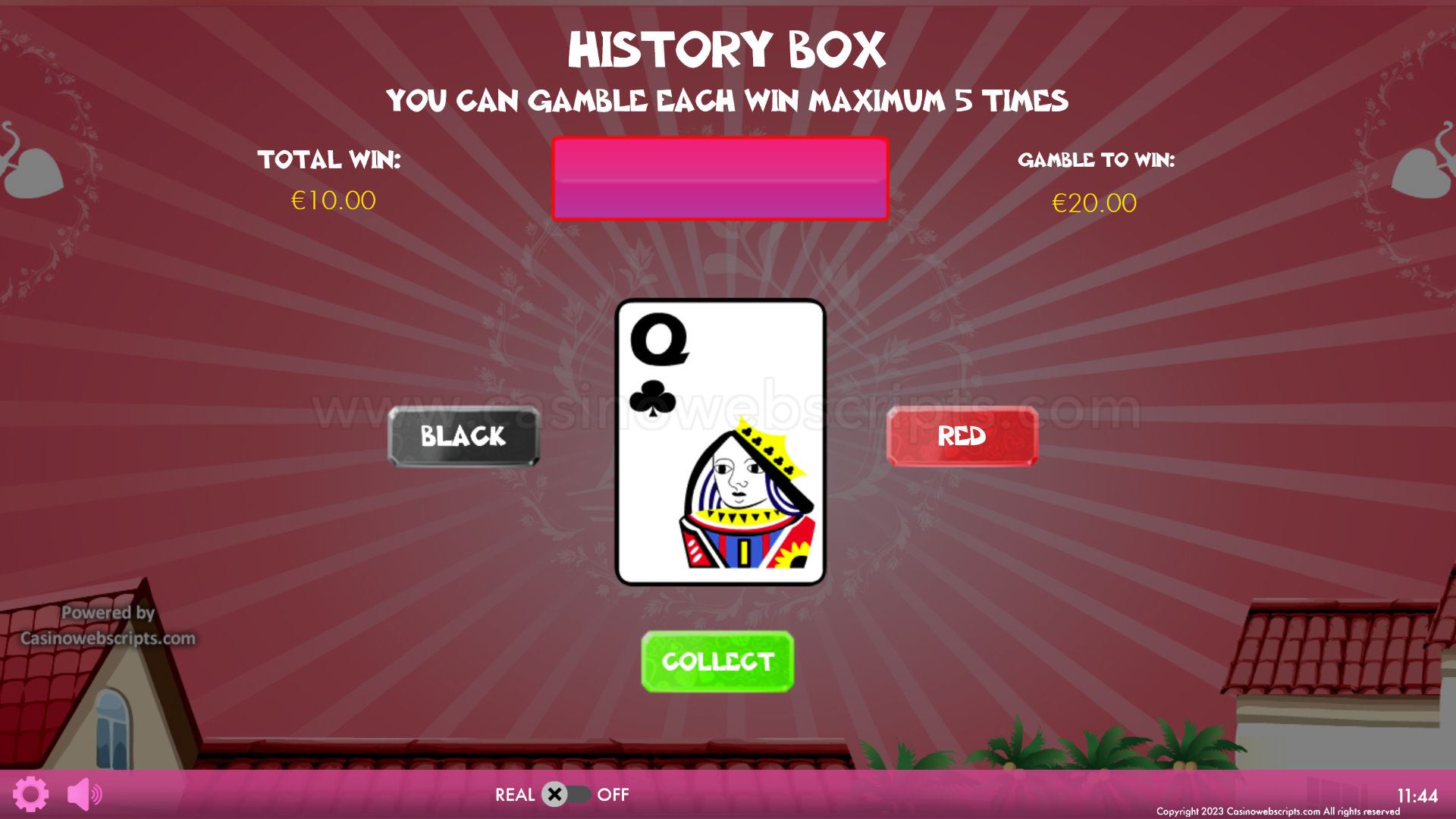 Catz Reel Love HTML5 Mobile and PC - Gamble