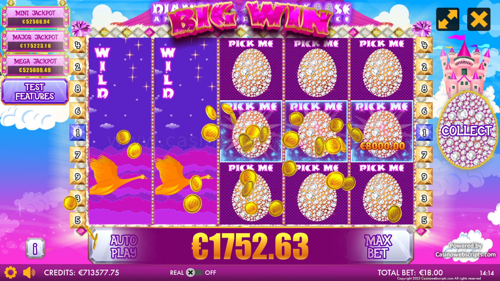 Diamonds of the Goose and The Fortune Palace HTML5 Mobile and PC - Preview