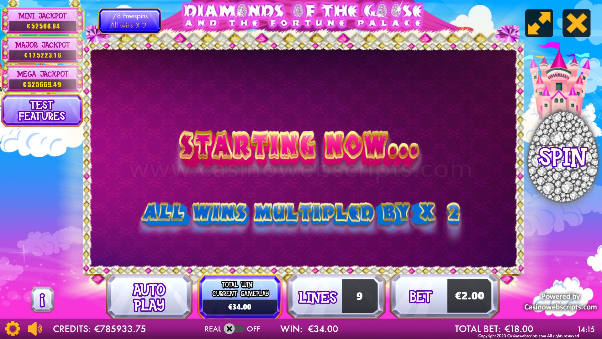 Diamonds of the Goose and The Fortune Palace HTML5 Mobile and PC - Preview