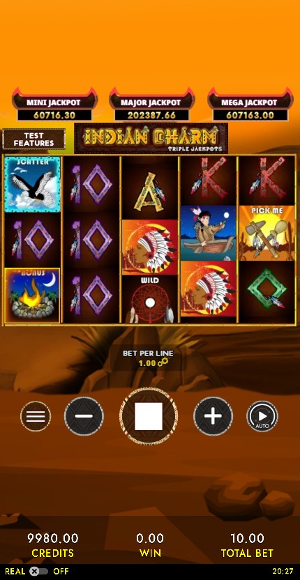 Indian Charm Triple Jackpots HTML5 Mobile and PC mobile