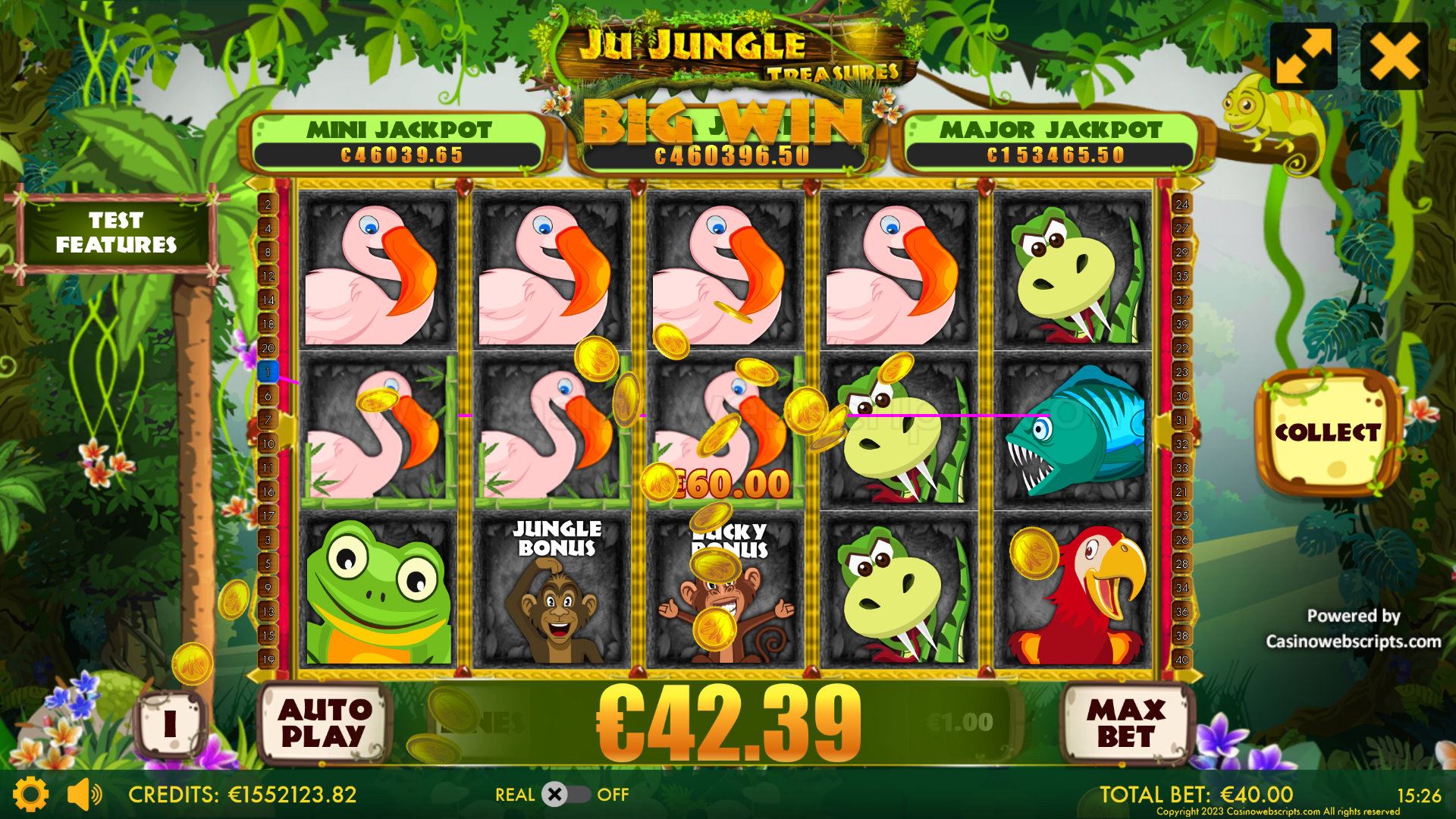 Ju Jungle Treasures Mobile and PC - Big Win
