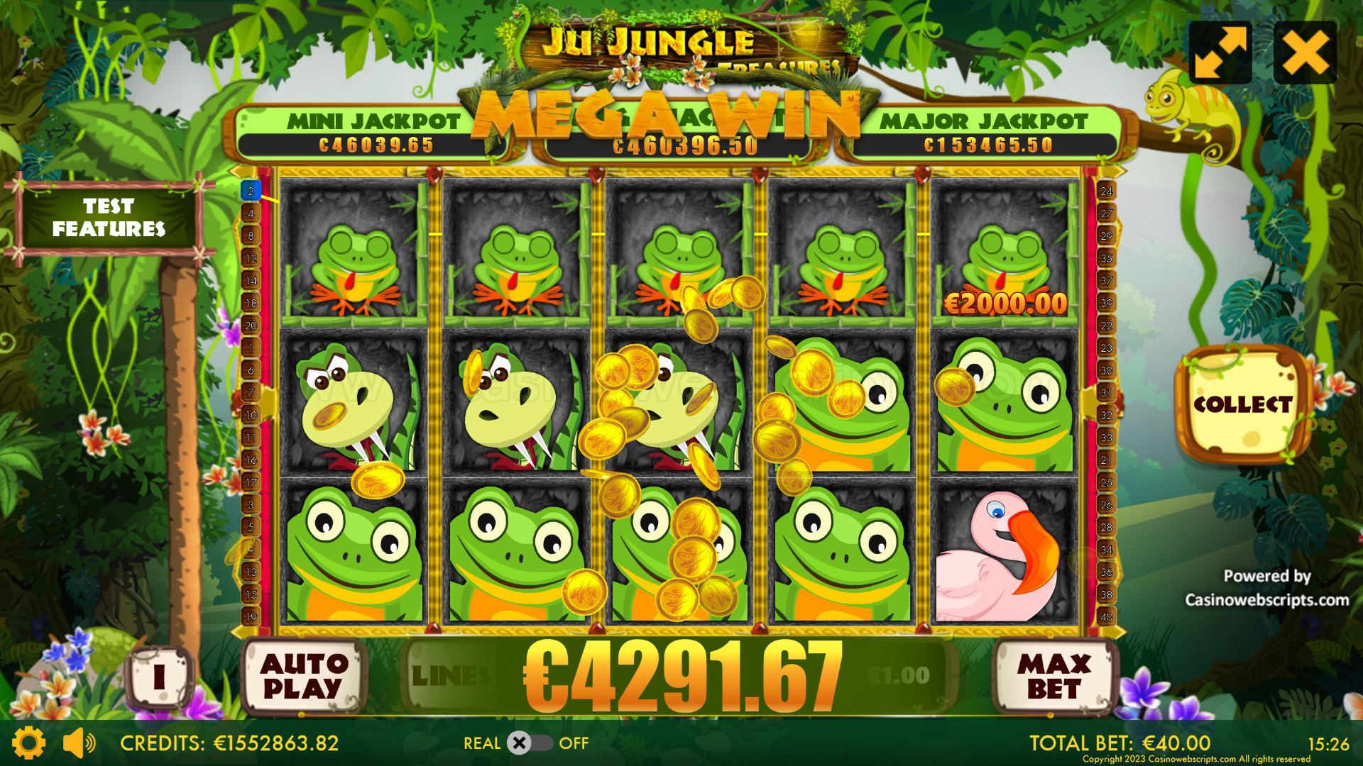 Ju Jungle Treasures Mobile and PC big win