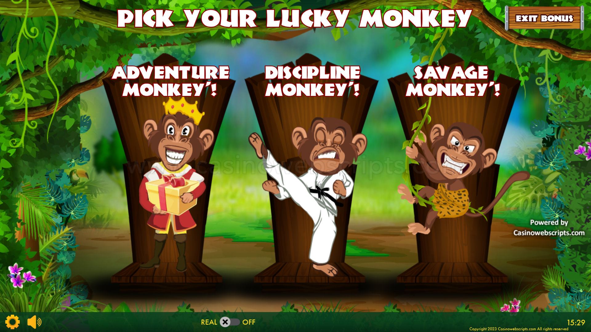 Ju Jungle Treasures Mobile and PC - BONUS PICK