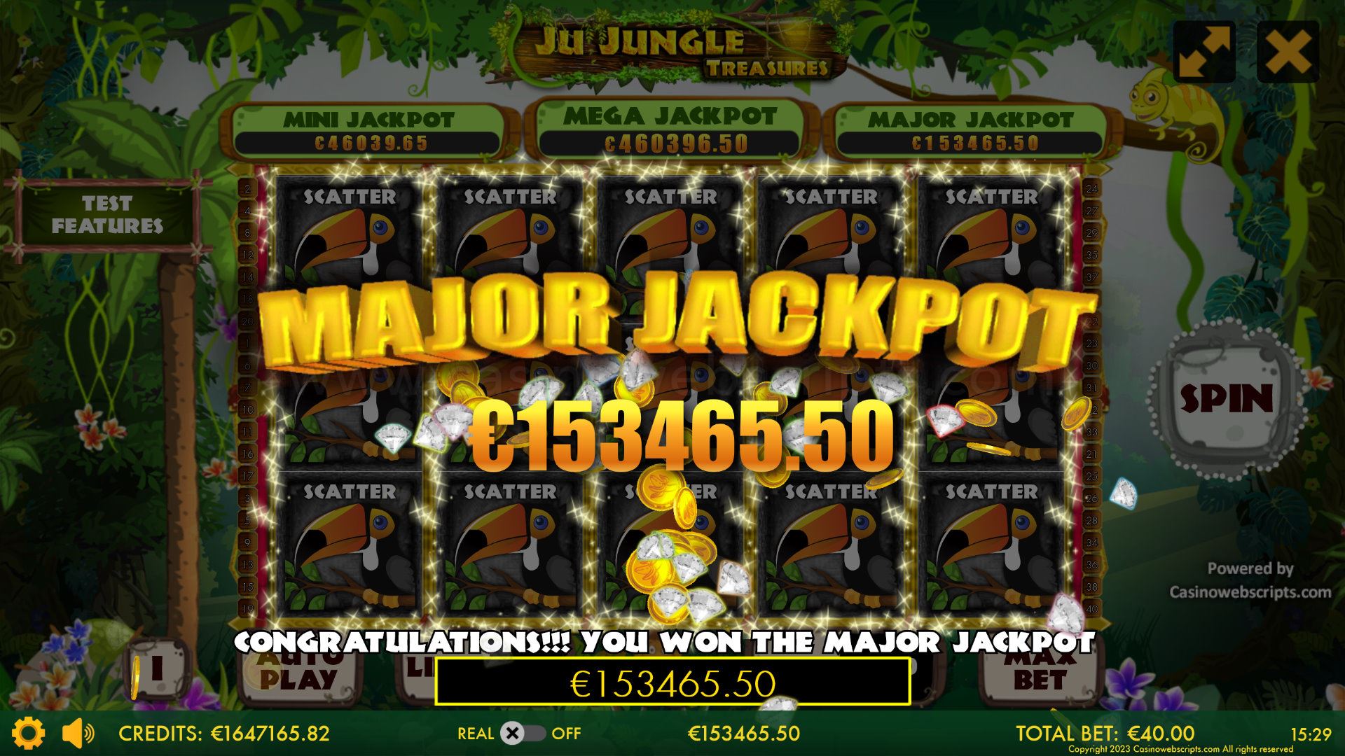 Ju Jungle Treasures Mobile and PC - Jackpot
