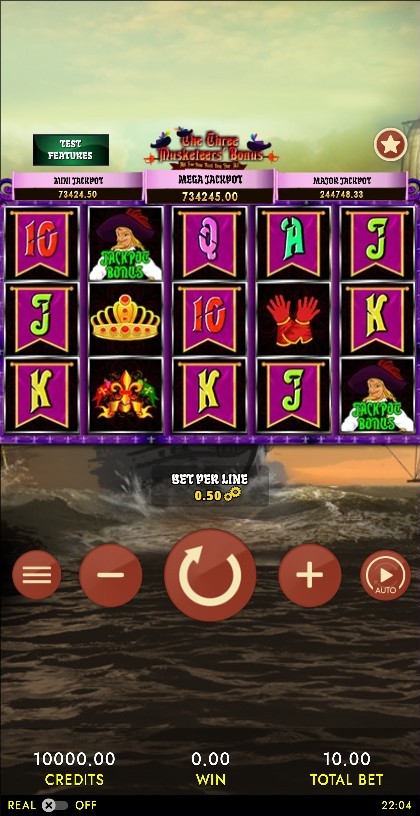 The Three Musketeers Bonus - All for One and One for All HTML5 Mobile and PC — portrait