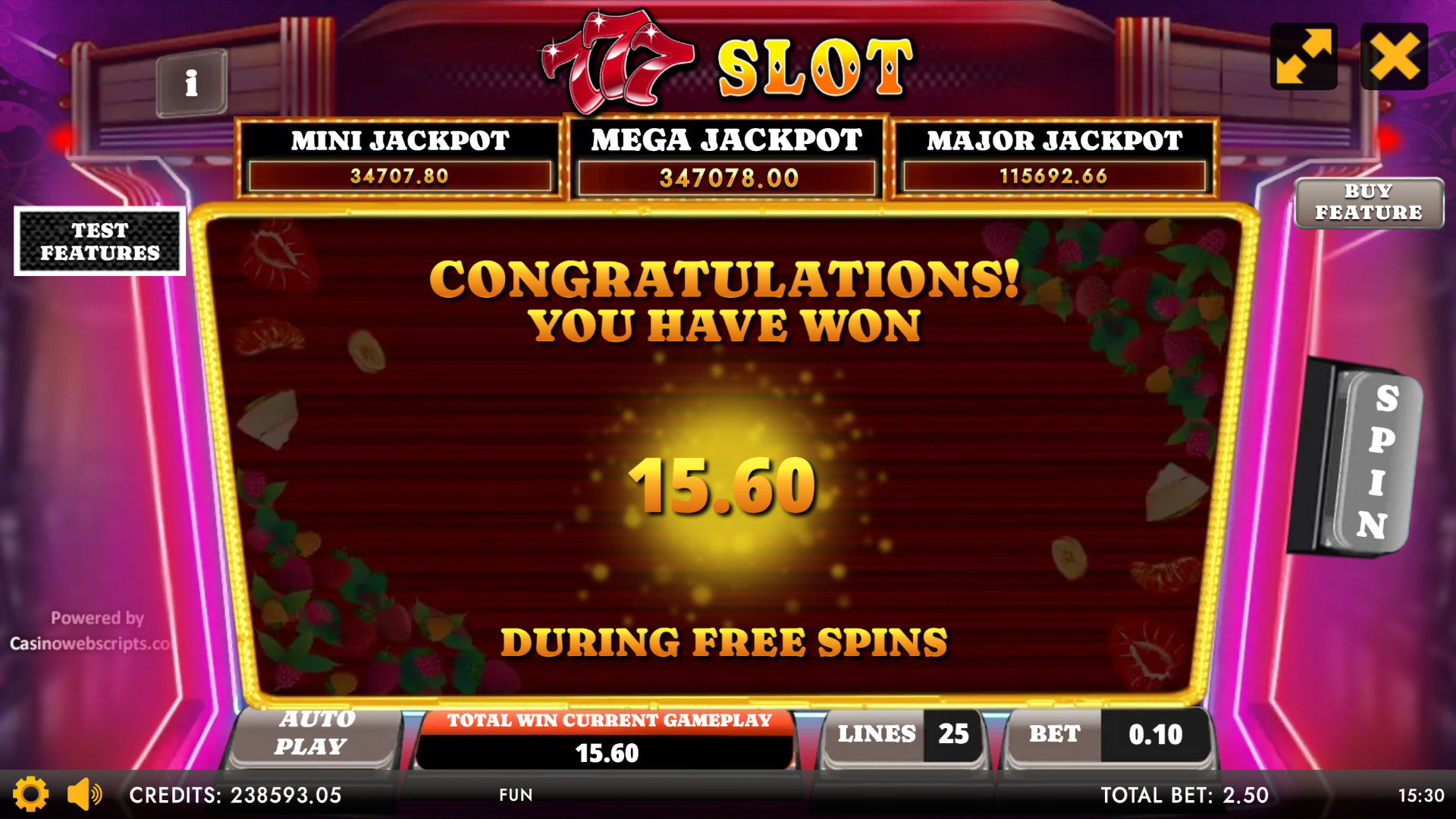 777 Slot Classic HTML5 Mobile and PC - Preview