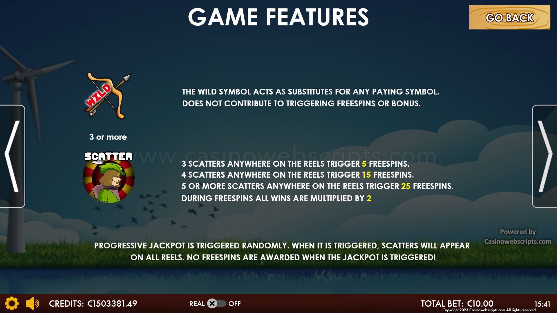 Archer of SlotWood Mobile and PC features
