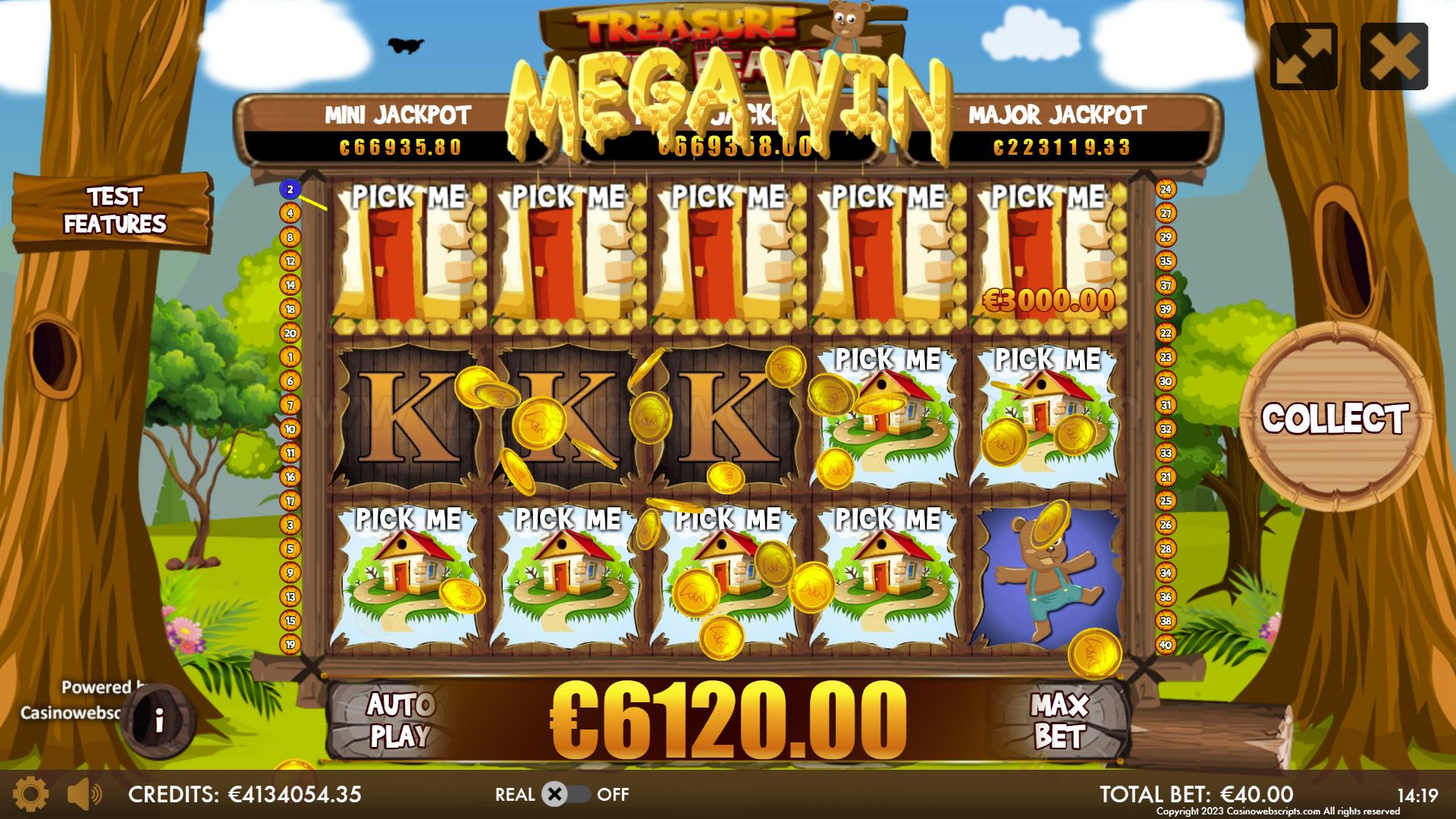 Treasure of the Wild Bears Mobile and PC big win