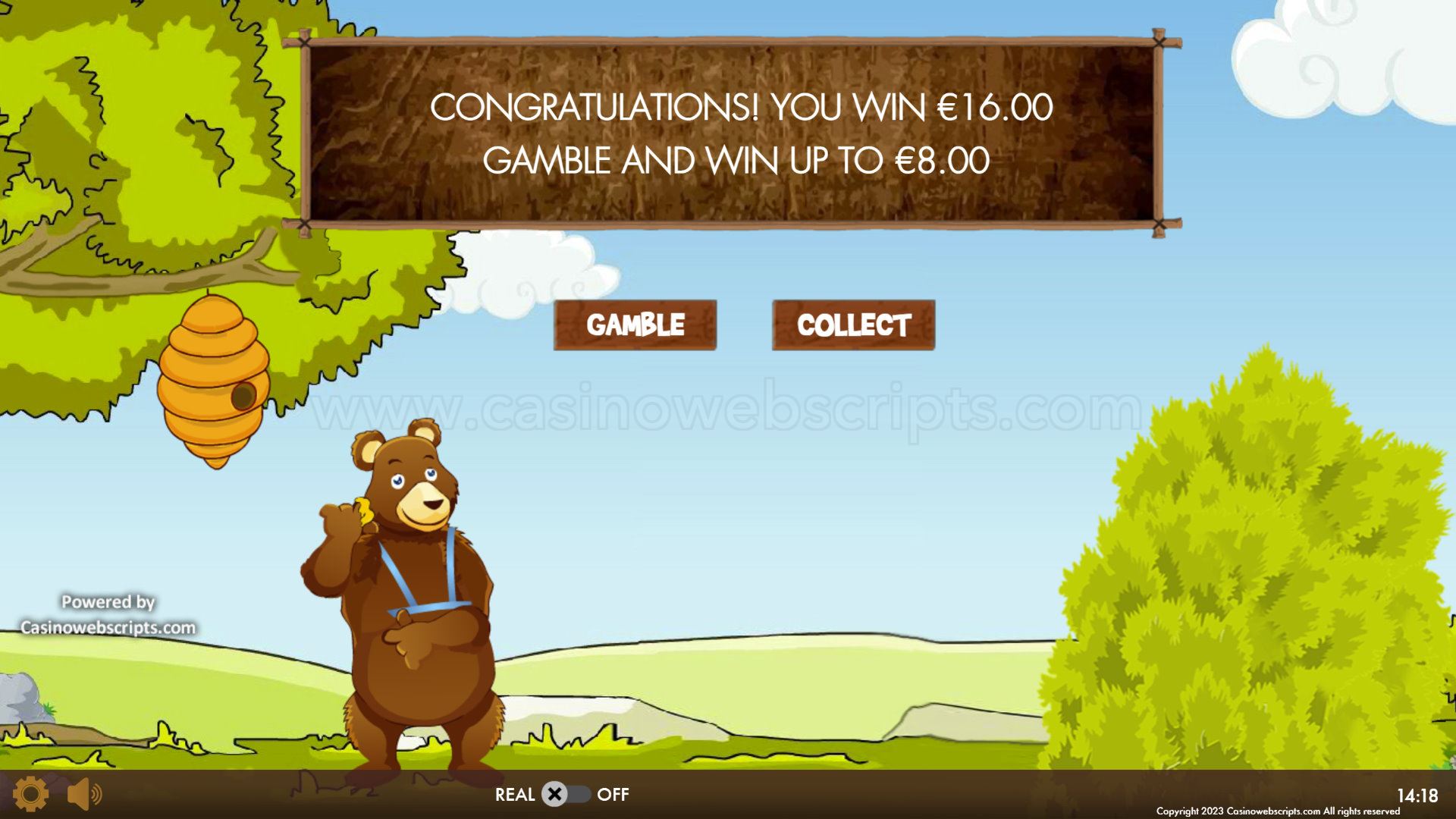 Treasure of the Wild Bears Mobile and PC - Gamble