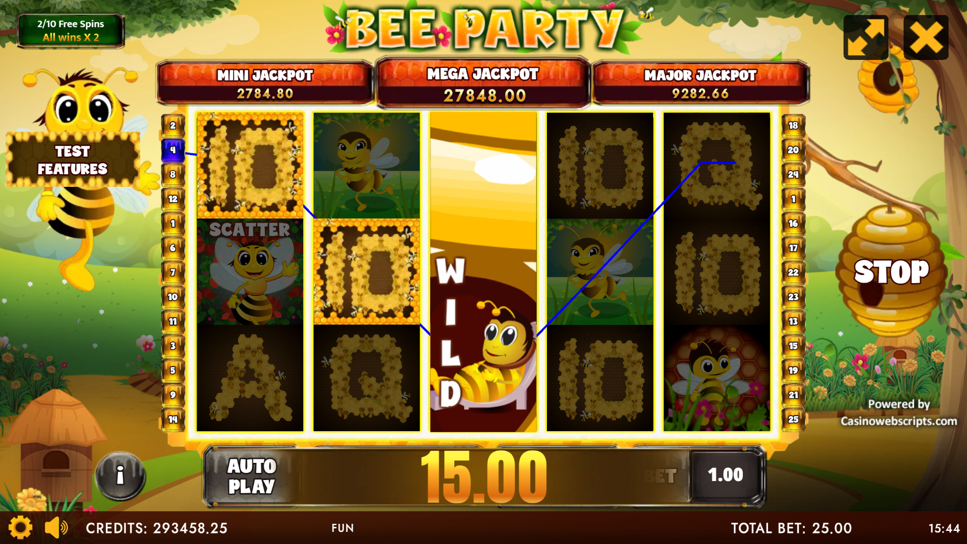 Bee Party HTML5 Mobile and PC - Gamble