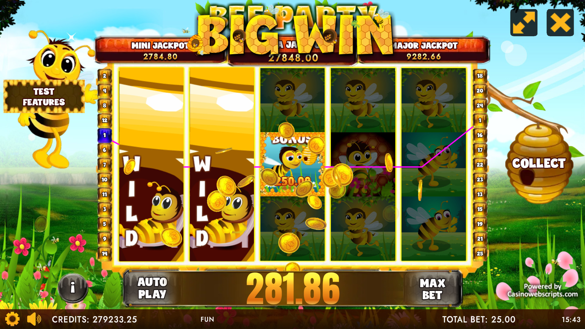Bee Party HTML5 Mobile and PC - Preview #1