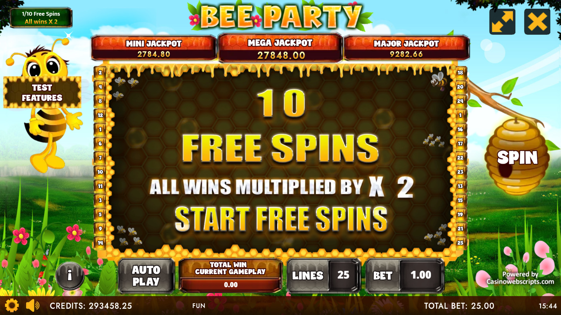 Bee Party HTML5 Mobile and PC - Preview #3