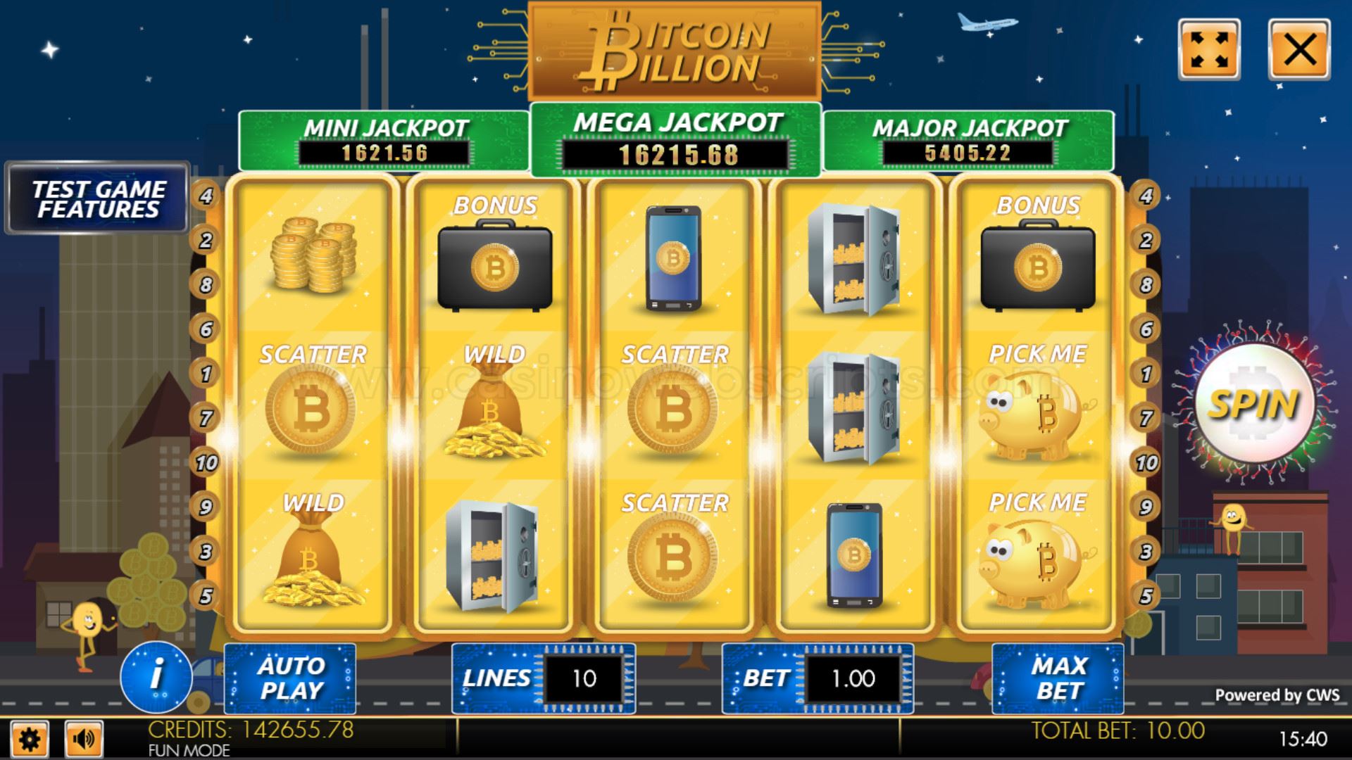 Bitcoin Billion HTML5 Mobile and PC base game