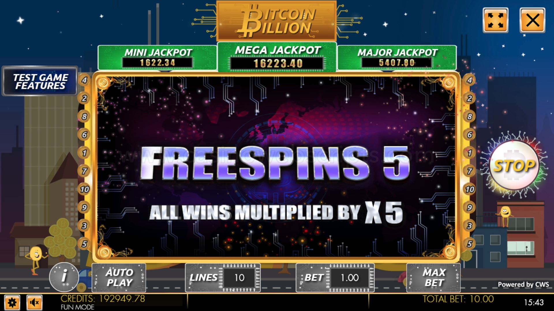 Bitcoin Billion HTML5 Mobile and PC - FS Trigger