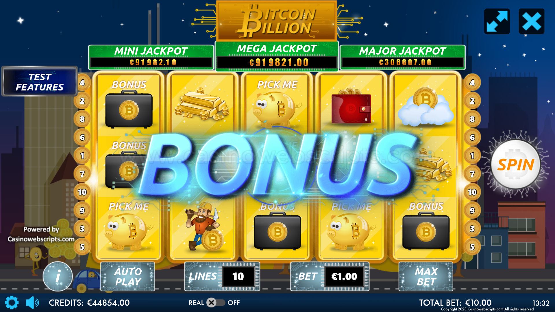 Bitcoin Billion HTML5 Mobile and PC - Preview #3