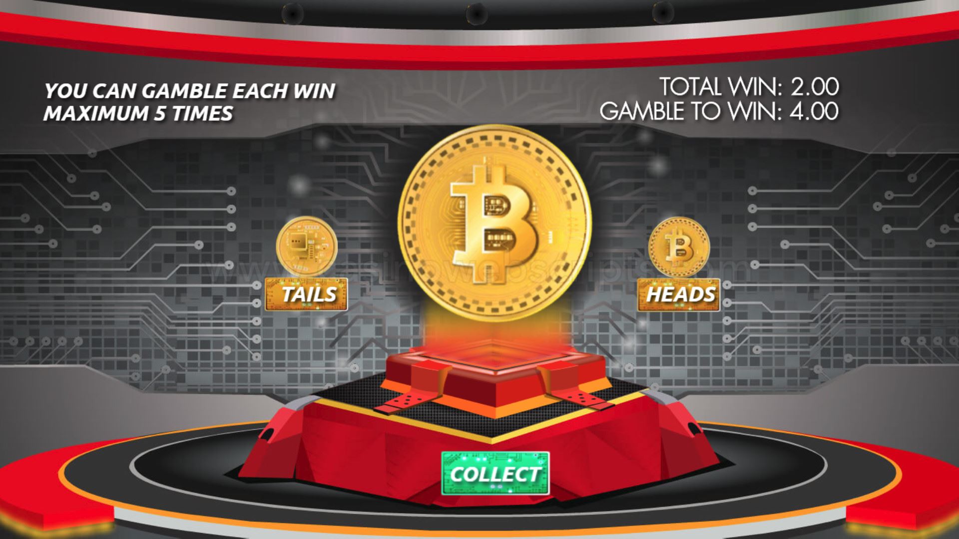 Bitcoin Billion HTML5 Mobile and PC - Gamble