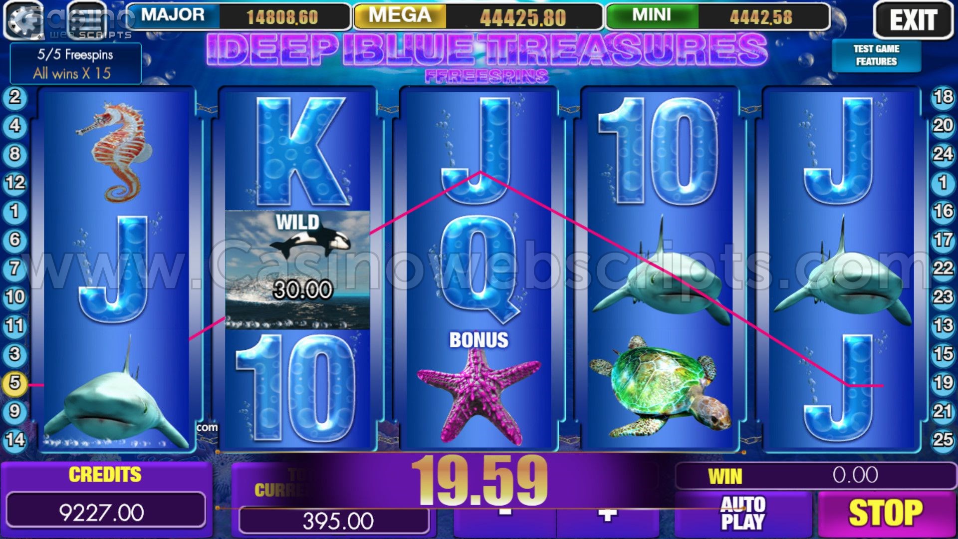 Deep Blue Treasures HTML5 Mobile and PC - Preview #4