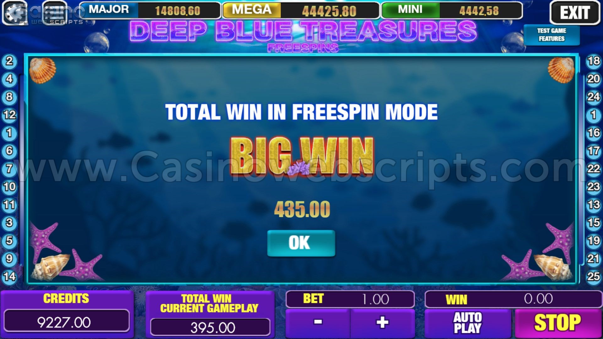 Deep Blue Treasures HTML5 Mobile and PC - Preview #5
