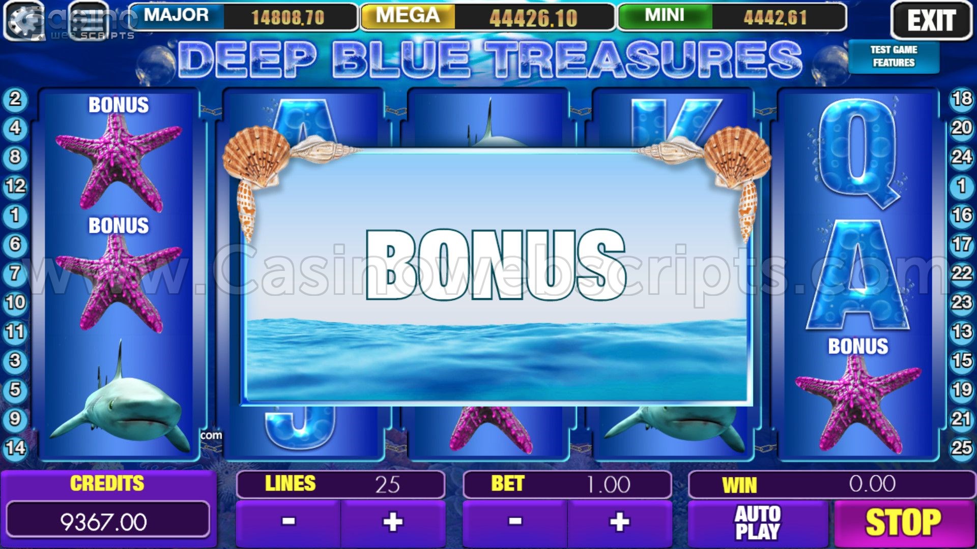 Deep Blue Treasures HTML5 Mobile and PC - Preview #7