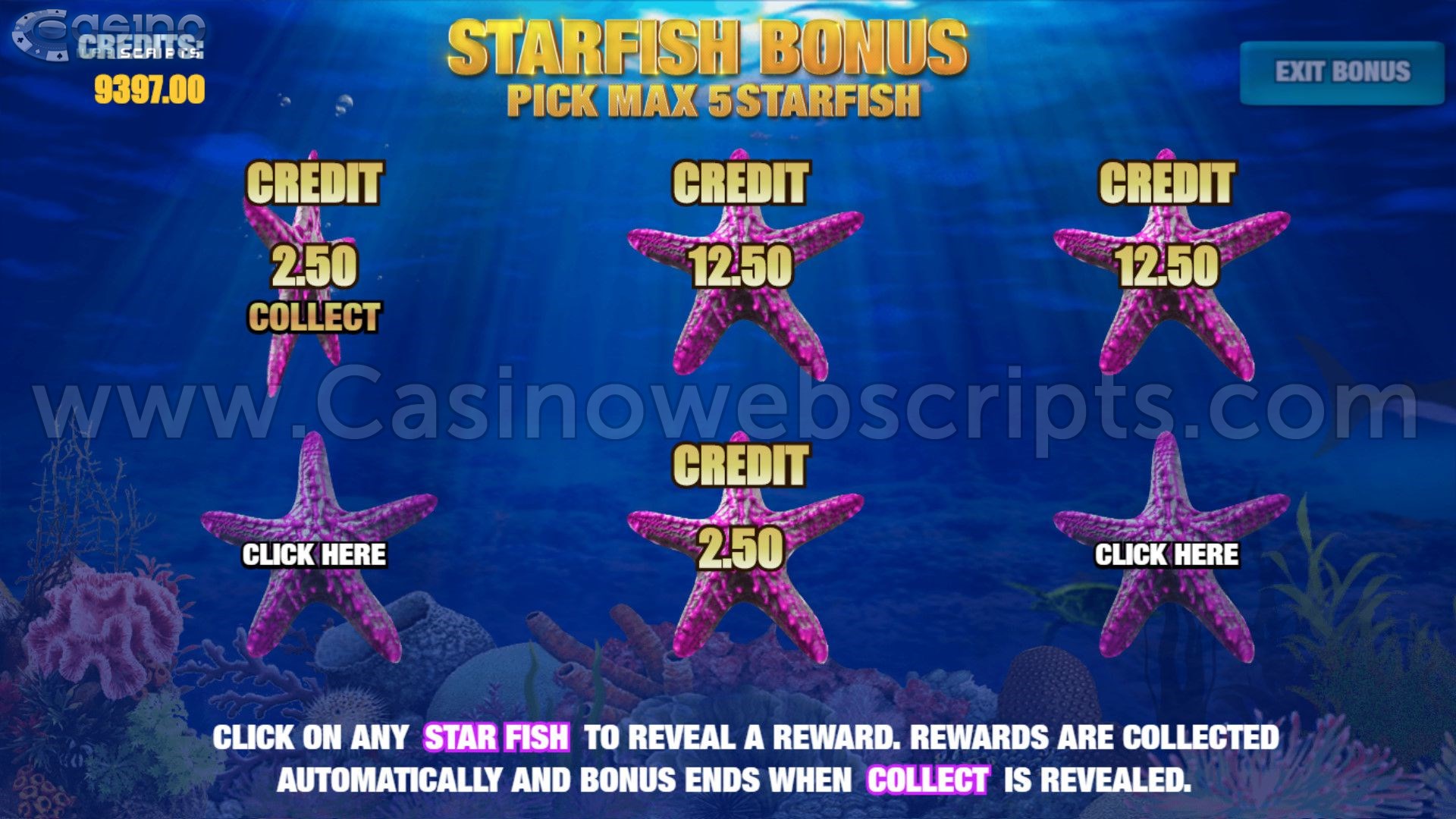Deep Blue Treasures HTML5 Mobile and PC - BONUS REVEAL