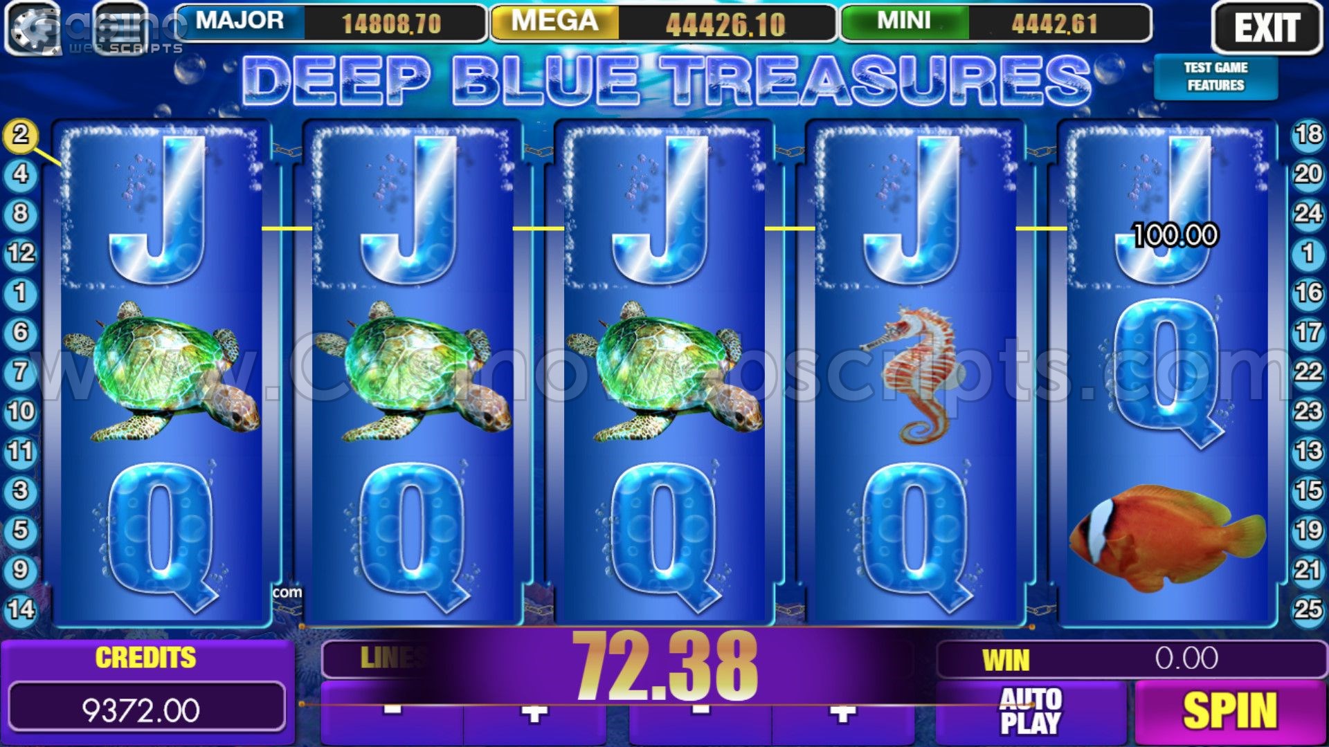 Deep Blue Treasures HTML5 Mobile and PC - Preview #9