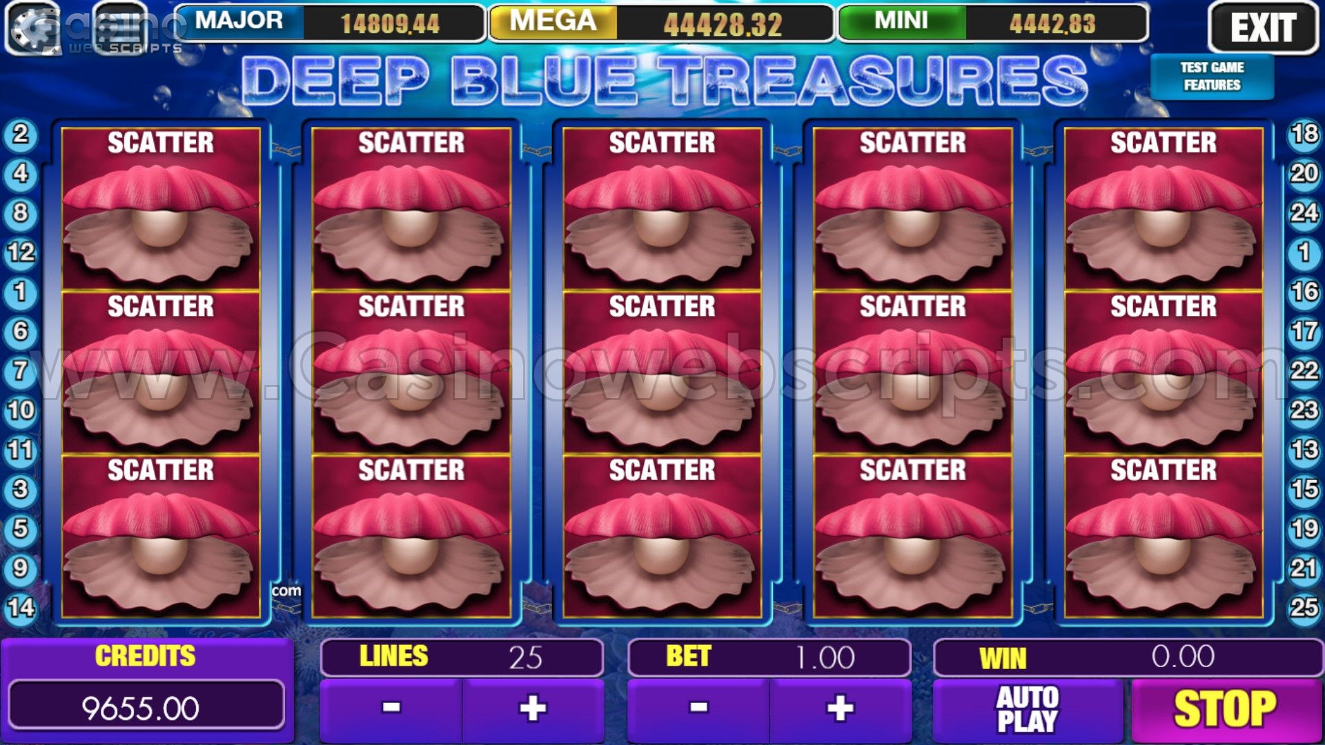 Deep Blue Treasures HTML5 Mobile and PC - Preview #11