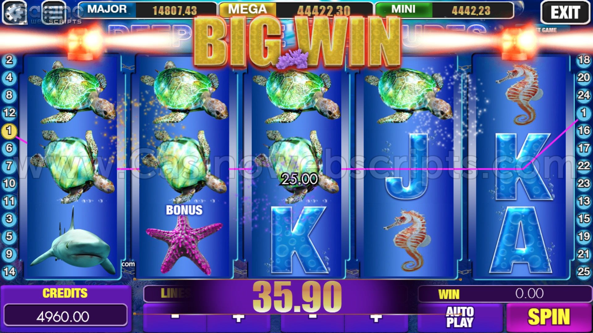 Deep Blue Treasures HTML5 Mobile and PC gameplay