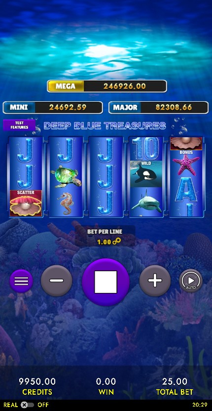Deep Blue Treasures HTML5 Mobile and PC mobile