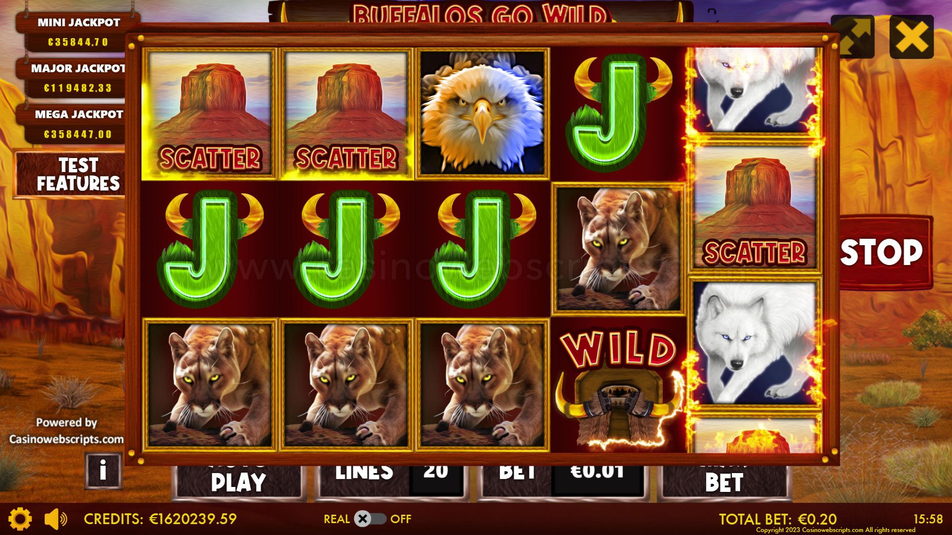 Buffalos Go Wild - Legendary Treasure Hold - Preview #3