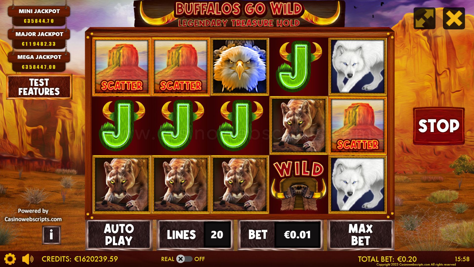 Buffalos Go Wild - Legendary Treasure Hold - Preview #4