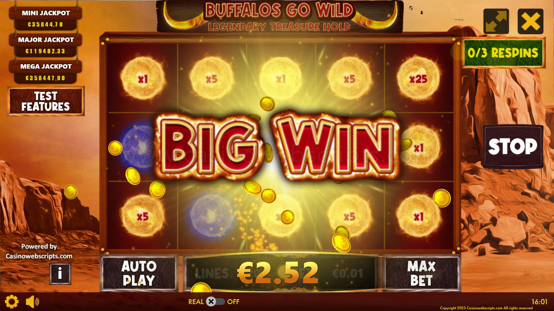 Buffalos Go Wild - Legendary Treasure Hold - Preview #7