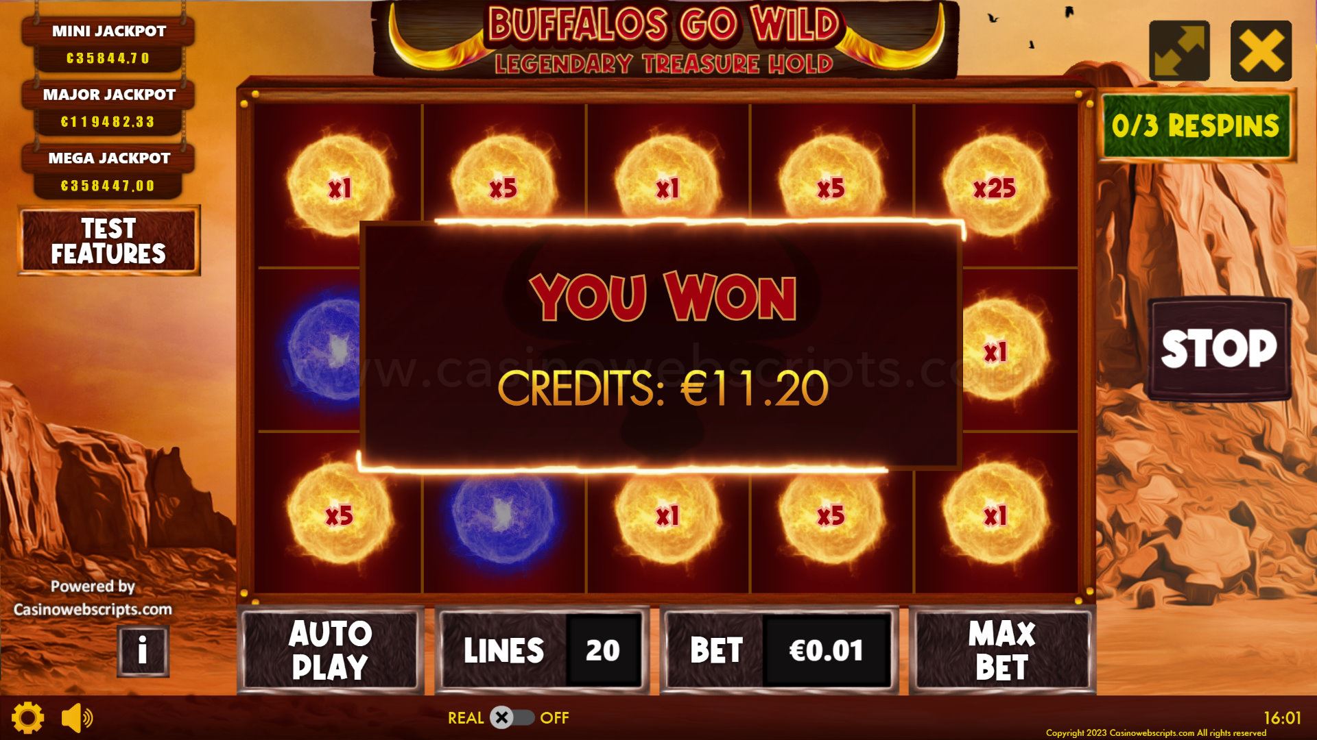 Buffalos Go Wild - Legendary Treasure Hold - Preview #8