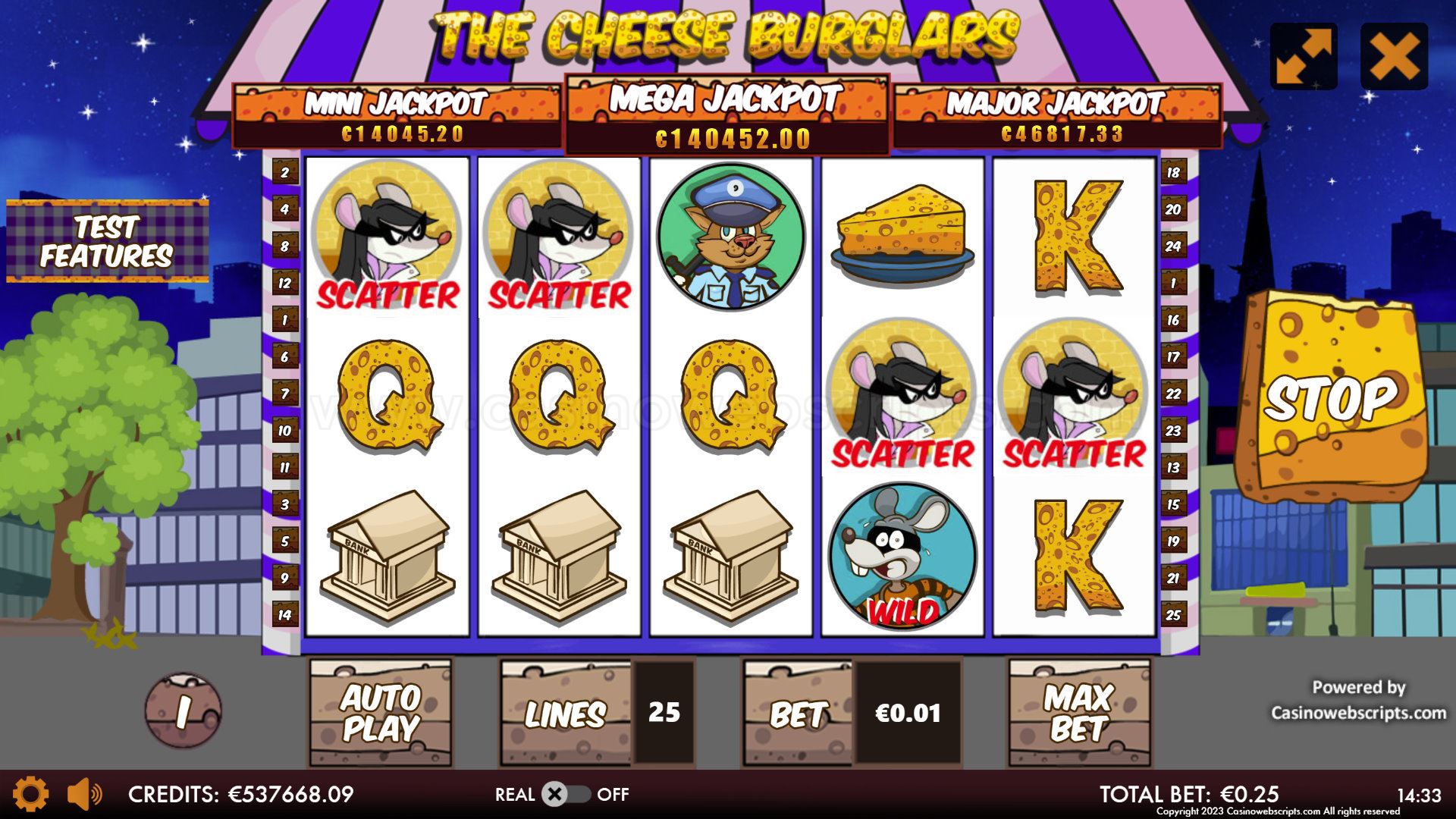 Cheese Burglars HTML5 Mobile and PC - Preview #4