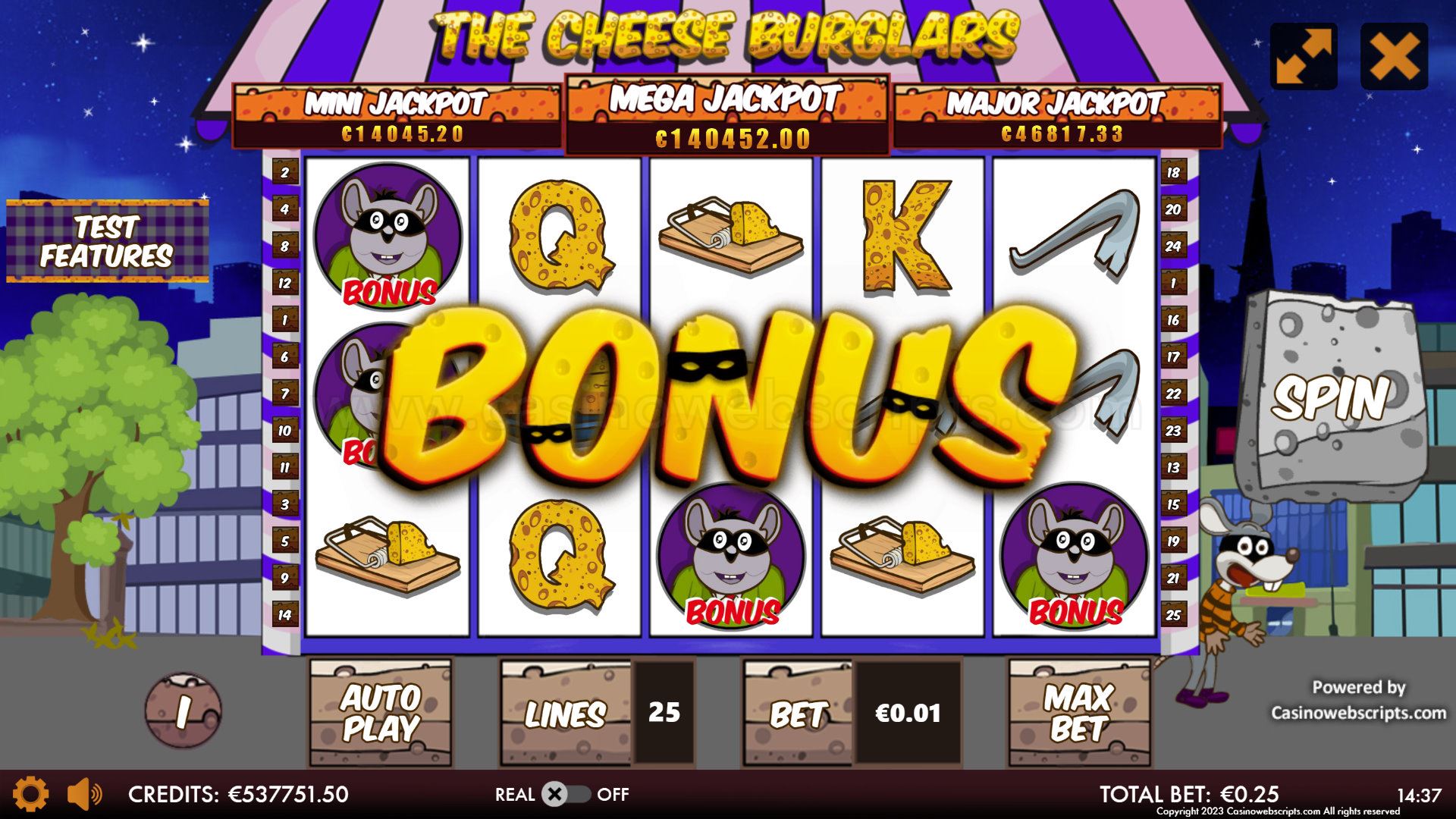 Cheese Burglars HTML5 Mobile and PC - Preview #6
