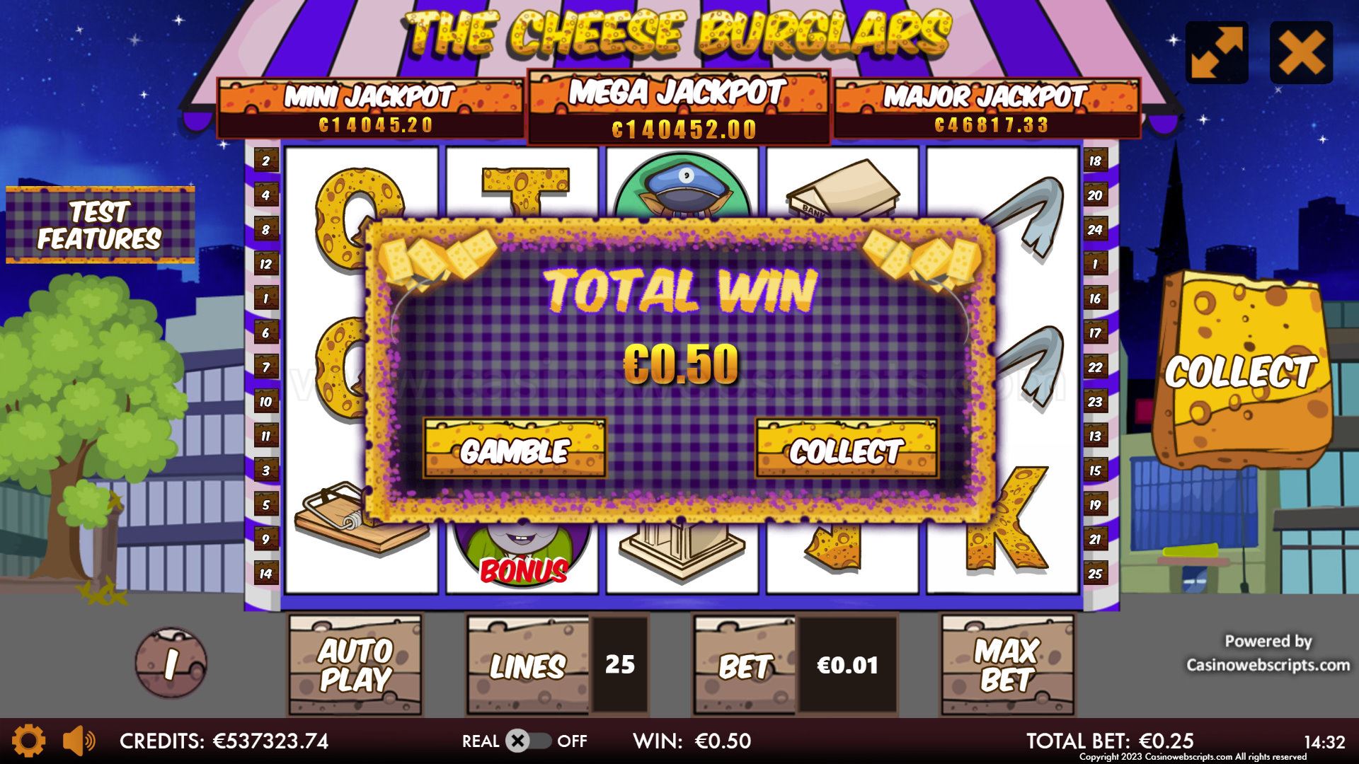 Cheese Burglars HTML5 Mobile and PC - Preview #2
