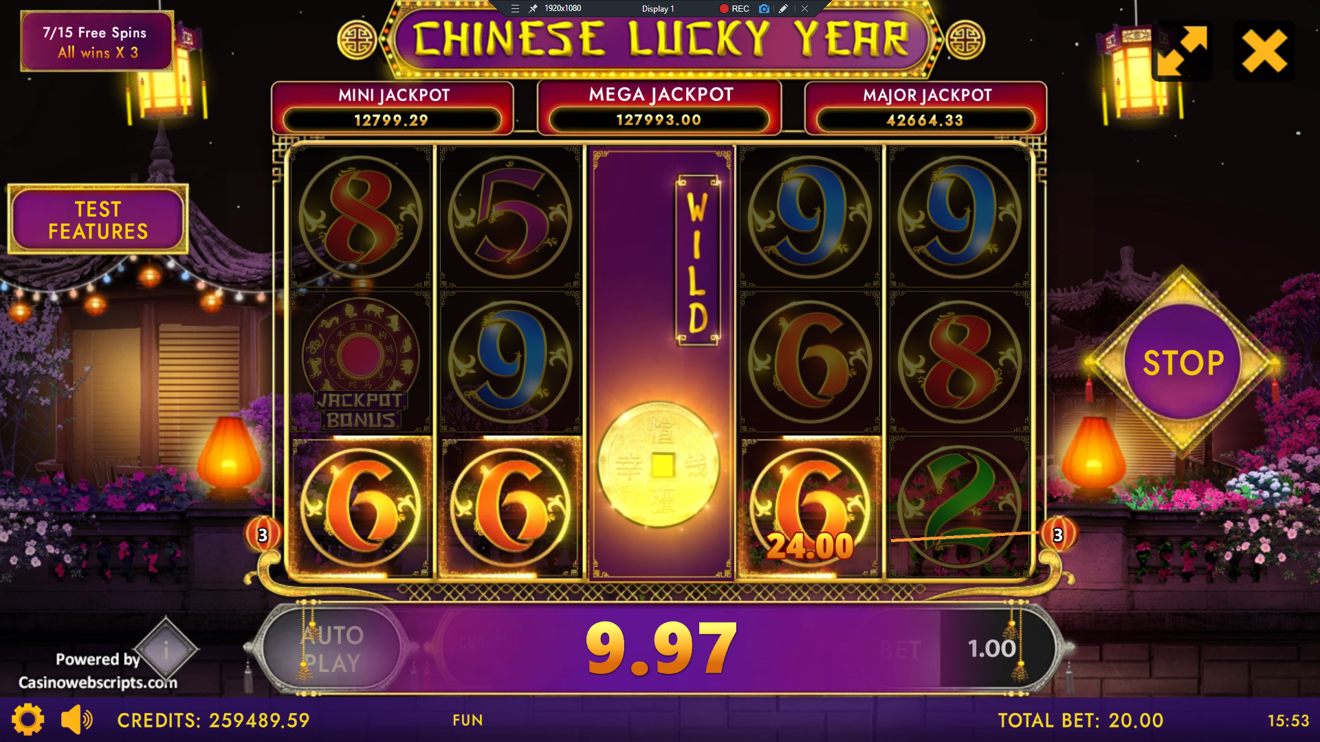 Chinese Lucky Year - Expanding Wild