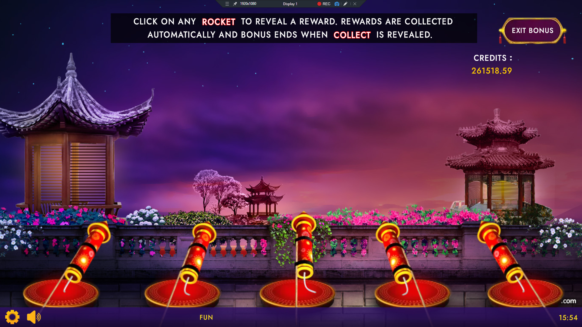 Chinese Lucky Year bonus wheel feature showing the prize wheel interface