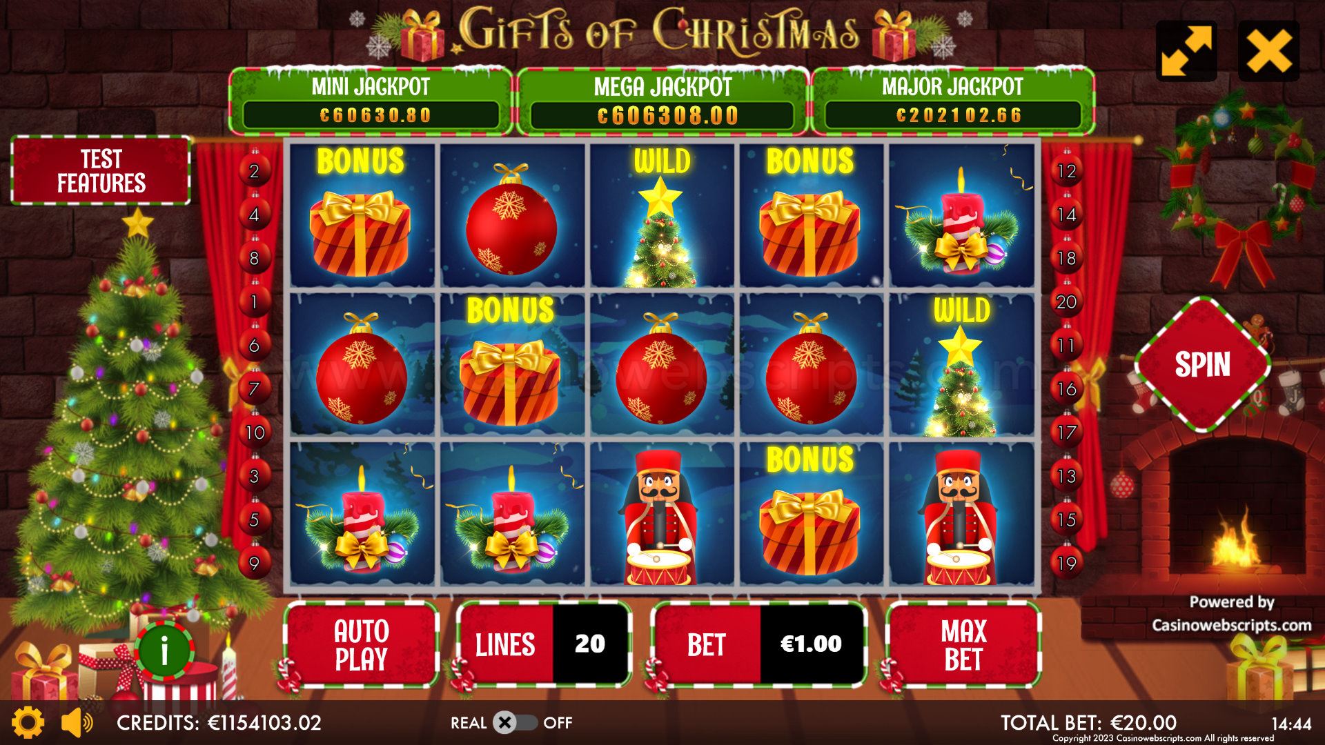 Gifts of Christmas HTML5 Mobile and PC - Preview