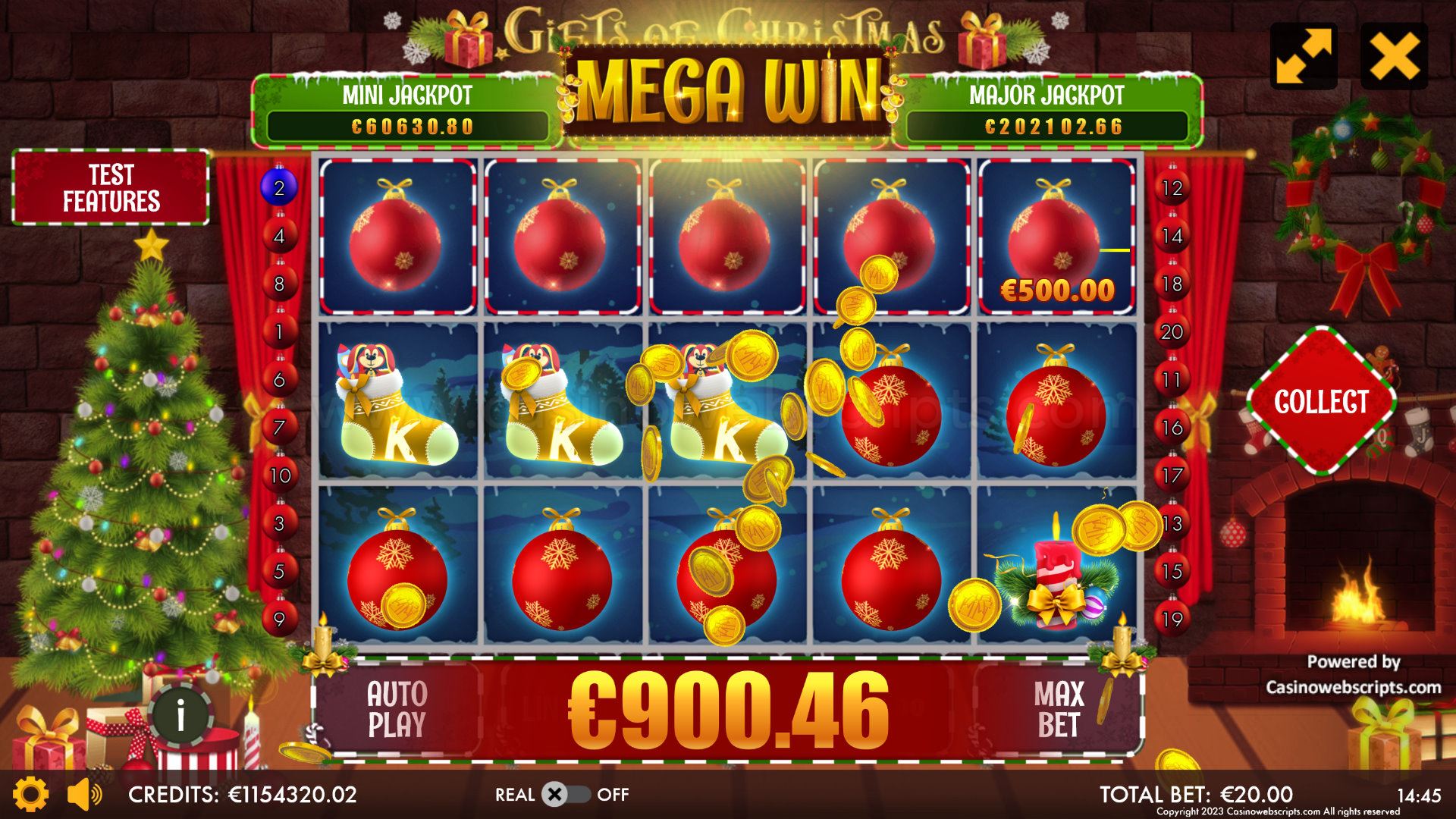 Gifts of Christmas HTML5 Mobile and PC - Preview